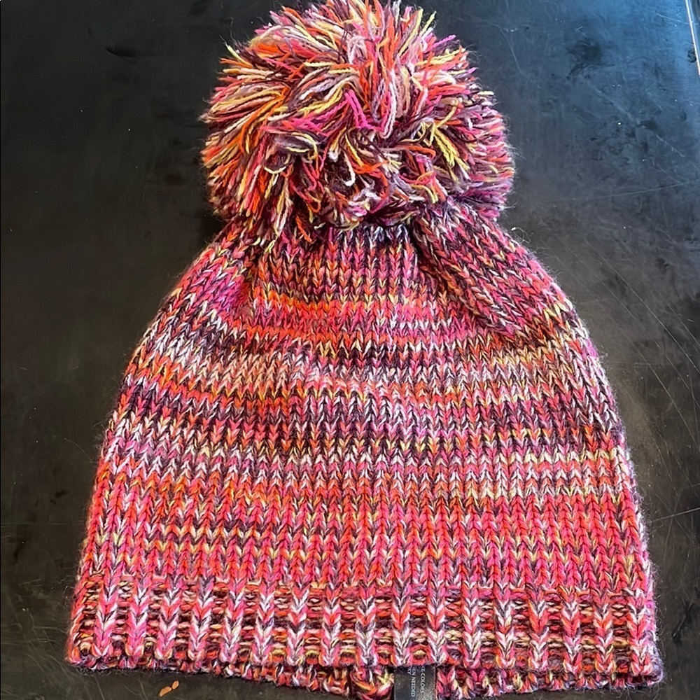 Colorful Knit Pom-Pom Beanie